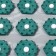 Iplikator-river, PVC base, 70 modules, 32 × 26 cm, transparent/green color