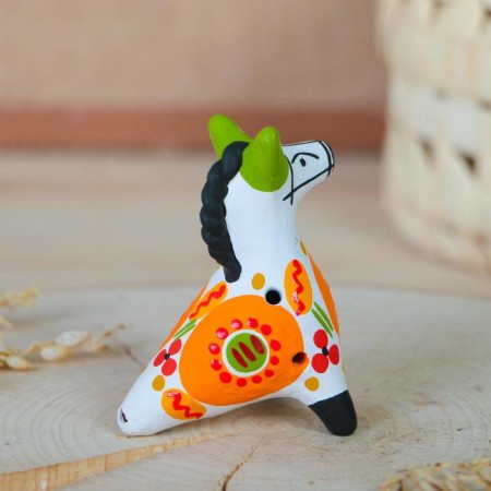 Dymkovo toy "Walking Horse", mix-8