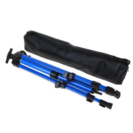 The telescopic prayer, tripod, metallic, blue, size 51 - 153 cm-2