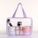 Lightning cosmetic bag, lilac color