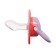 Nipple - silicone dummy orthodontic, from 0 months, with a cap, with a holder, in a container, pink color