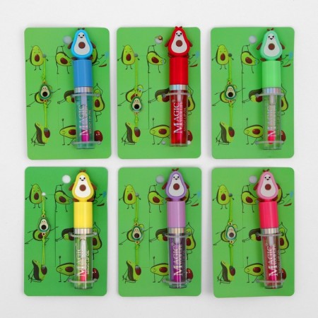Set 2 items: bracelet, lip gloss "avocado", color mix-2