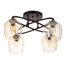 Chandelier 2152/4 E27 40W coffee 52x52x27 cm Bayerlux