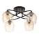 Chandelier 2152/4 E27 40W coffee 52x52x27 cm Bayerlux