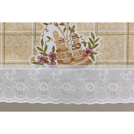 MEIWA tablecloth, rectangular, 152 x 228 cm, beige color-6