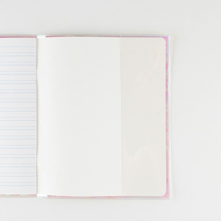 The holographic cover for the notebook "Fairies", 34.7 x 21.1 cm-7