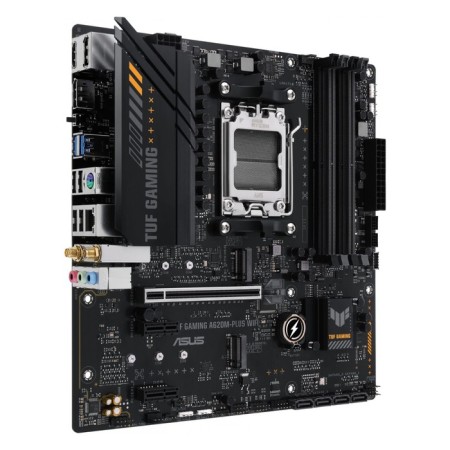 The ASUS TUF Gaming A620M-Plus WiFi Socketam5 AMD A620 4XDDR5 MATX AC`97 8ch (106498-2