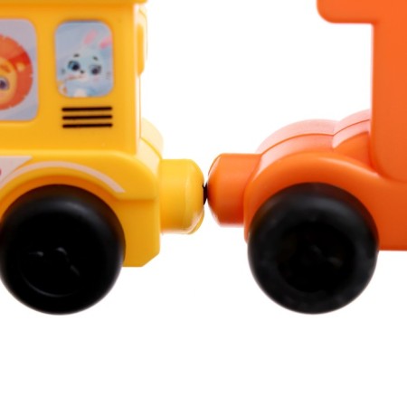 The steam locomotive "numerical train", we learn to count, 11 digits on magnets-5