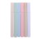 A set of markers-textbooks, 6 pastel colors, square body