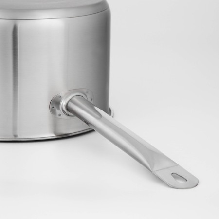 Bucket "General catering", 6.3 l, d = 24 cm, h = 14.5 cm, metal cover, metal handle, with a heat distribution layer-7