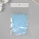Pen decorative goose downy "Blue water" set 40 pcs h = 10-15 cm