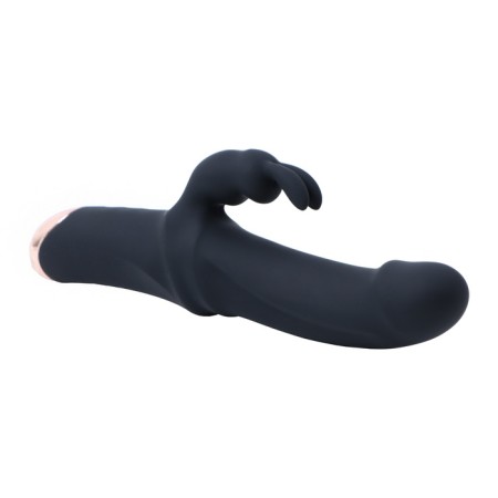 Rabbit vibrator, clitoral stimulation, anatomical form, 10 modes, black-1
