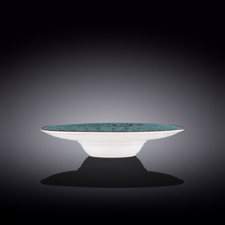 Deep plate Wilmax England Splach, D = 27 cm, 250 ml, blue color-1