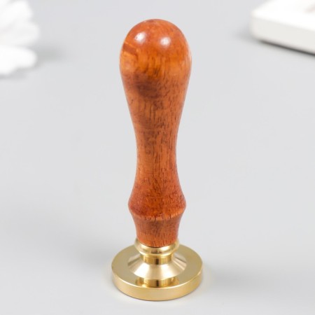 Printing for wax with a wooden handle "hawk" 3x3 cm-2