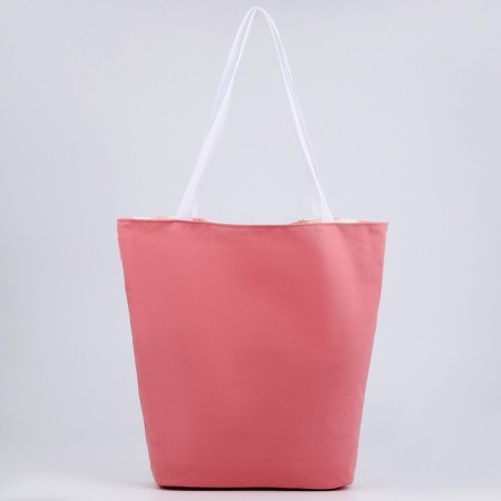 Women's beach bag "Enjoy", 39x32 cm, pink-4