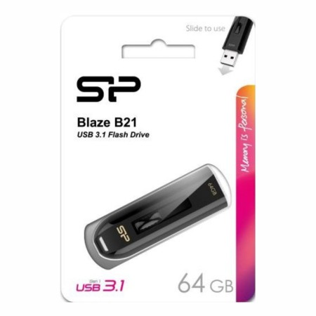 USB flash drive 64 GB Silicon Power Blaze B21 USB 3.0 SP064GBUF3B21V1V1V