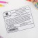 Reusable laminated cards for drawing with two hands, markers: 2 pcs.