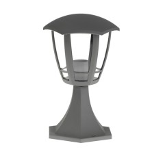 Lamp NTU 07-60-003 U1 Valencia 1, E27, IP44, 60 W, Gray