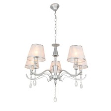 Ceiling light Gerhort G11086/5CPSV WT, 5x40W, E14, 100x68x68 cm, color transparent color