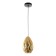 Lamp Bayerlux "Tosso" E27 40W gold 15x15x26-126 cm