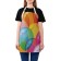 Apron kitchen with a photo print “surrounded by balls”, adjustable, size OS