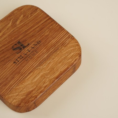 Set of plates - stands of oak Sima -Land Home, 10 × 10 × 2 cm, 3 pcs-5