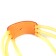 Metal slingshot "bull" in the braid
