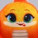 New Year's Baby backpack "Funny snake", plush, orange color, for the New Year