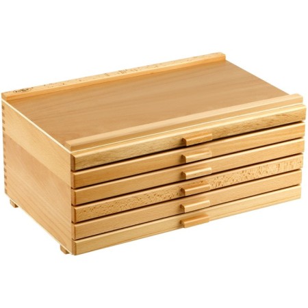 Organizer for pastel Gamma "Studio", 6 levels, 40.6 x 24.9 x 18.5 cm, beech-5