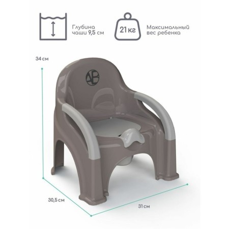 AMAROBABY BABY ChaIR, Gray color pot-3