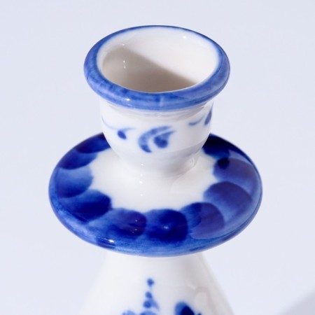 Small candlestick, gzhel-3