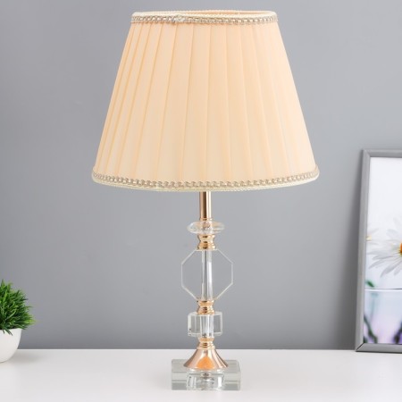 Hell lamp "Jacqueline" E27 40W gold 30x30x49 cm Risalux
