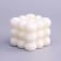 Figure Aromatic candle "Babb cube", 5.5x6 cm, coconut