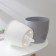 Kashpo for flowers with an insert "grace", 2 l, color gray color