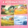 Magnetic set "Mom and kids"