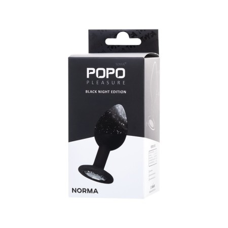 Anal plug Popo pleasure by toyfa with a rhinestone S, 7.2 cm, D 2.8 cm, 25 g-7