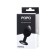 Anal plug Popo pleasure by toyfa with a rhinestone S, 7.2 cm, D 2.8 cm, 25 g