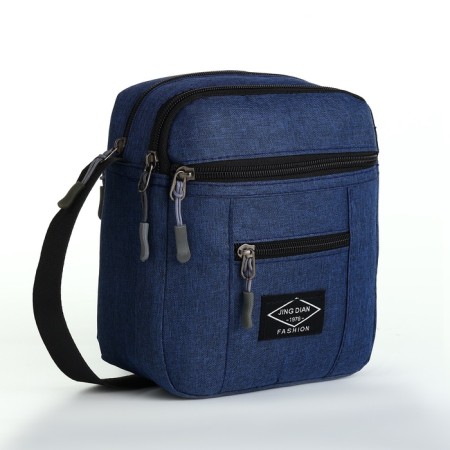 Male bag, blue color-1