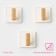 Hooks of self -adhesive deila Gold, 3 pcs, 4 × 4 × 2.5 cm, white color