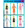 Magnetic set "Stylish collection", 3 dolls, 88 elements of clothing
