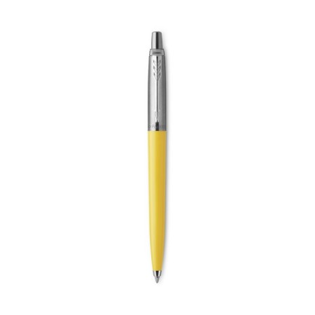 Ballpoint pen Parker Jotter Color M, plastic, yellow, blue ink, blister-7