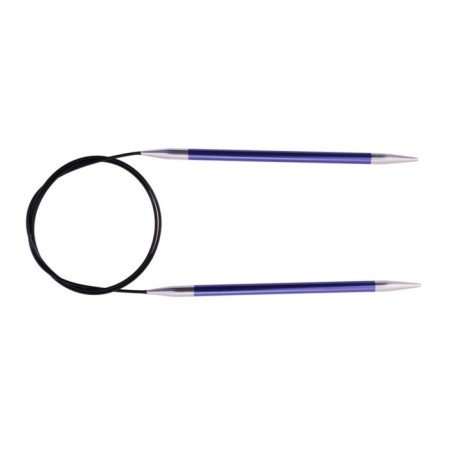 Knitting needles aluminum circular zing Knitpro, 80 cm/4.50 mm 47130