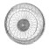 Metallic galvanized feeder, 2 l