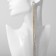 Hanging earrings with rhinestones "Waterfall" oval 3 threads, white color in gold, 32 cm