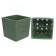 Kashpo "Quadro" with a tab, 1.2 l, green color