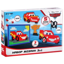 Mosak 3 in 1, Avkvamosaika, Tempom -Zayka and Eve, Cars.