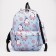 School backpack from lightning textiles, external pocket, pencil case, blue color