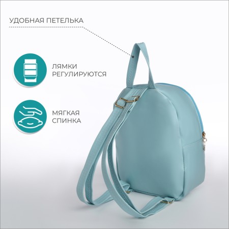 Baby backpack, lightning department, blue color-1