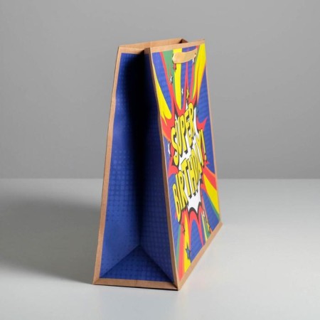 Gift Craft horizontal package, packaging, Super Birthday, L 40 x 31 x 11.5 cm-1