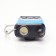 Battery Light, 1500 mAh, radio, column, with a solar battery, blue